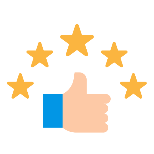 Rated 5 star logo